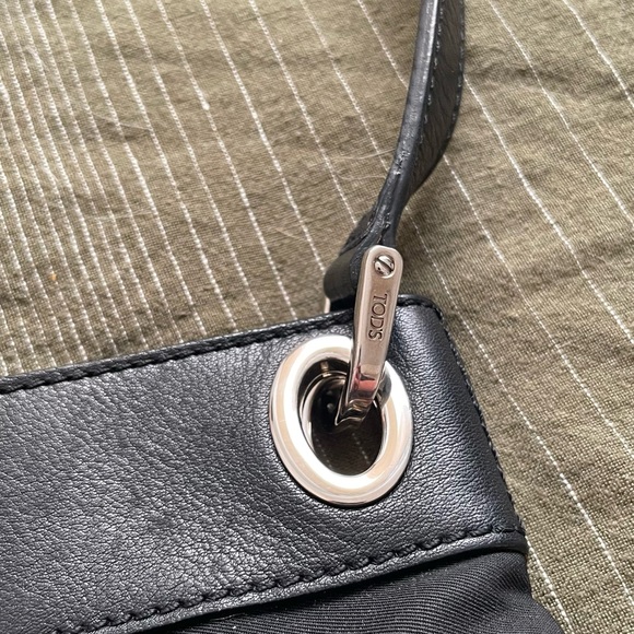 Tods Authentic Mini Leather and Nylon Handbag - Picture 10 of 10